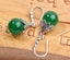 Green Chalcedony Gemstone Earrings ** Clearance ** Carousel 4