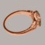 Rose Gold Natural Peridot & Diamond Womens Cluster Ring - Full 9ct UK Hallmark Carousel 4