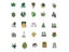 10/30/50PCS Funny Characters Leaves Weed Smoking Graffiti Stickers Bike Travel Carousel 5