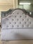 CLEARANCE - Sergio Upholstery Headboard Queen - Grey Velvet *** 55%Off *** Carousel 4