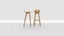 Wooden BAR STOOL Carousel 1