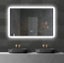 Goldair Bathroom Mirror Square Backlit Mirror H: 500mm, W: 700mm Warm White Carousel 3