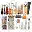 37 Pcs Leather Craft Tool Kit,Leather Craft Tools Kit 37 Pcs Leather Craft Carousel 12