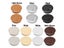 60/80mm Wire Tidy Grommet Desk Table Cable Fastener Cover Desk Table Plastic Carousel 2