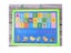 Kids Whiteboard Dry Wipe Board 18.5cm*24.5cm With Small Hanging Board Marker Carousel 1