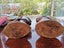 Two Carved Hardwood African Heads Carousel 8