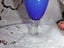 Mid Century Hand Blown Blue Vase Carousel 4
