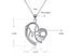 Heart Necklace With CZ Diamond Mom Heart Pendant - Great Gift for Mom Mother Carousel 2