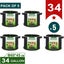 5-PACK (5 BAGS) 34 Gallon Fabric Grow Bags Pots Plant Aeration Container - F 60 Carousel 1