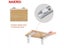 NAIERDI 2PCS Stainless Steel Folding Triangle Bracket Shelf Support Adjustable Carousel 7