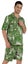 Inkmeso Printed Cotton Nightwear Shorts Set For Men's Summer Carousel 3
