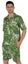 Inkmeso Printed Cotton Nightwear Shorts Set For Men's Summer Carousel 4