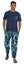 Inkmeso Printed Cotton Jersey Sleepwear Pajama Set For Men's Loose-fit Carousel 5