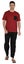 Inkmeso Solid Cotton Pajama Set Half Sleeve Shirt With Pajamas Loose fit 2 Pc Carousel 1
