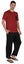 Inkmeso Solid Cotton Pajama Set Half Sleeve Shirt With Pajamas Loose fit 2 Pc Carousel 2