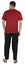 Inkmeso Solid Cotton Pajama Set Half Sleeve Shirt With Pajamas Loose fit 2 Pc Carousel 4