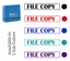 Printtoo File Copy Self Inking Rubber Stamp Pre-Inked Office Stamp- Home Office Carousel 7