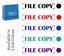 Printtoo File Copy Self Inking Rubber Stamp Pre-Inked Office Stamp- Home Office Carousel 7