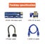 VER009S PCIe PCI-E 1X To 16X GPU Riser Adapter For Cryptocurrency Mining Carousel 4