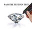 1ct Moissanite Diamond Engagement Ring Square Carousel 11