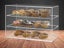 3-Tier Cake & Bakery Display Cabinet - Food Grade Clear Acrylic 58cm Carousel 4