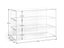 3-Tier Cake & Bakery Display Cabinet - Food Grade Clear Acrylic 58cm Carousel 5