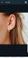Stunning hoop earrings yellow gold , mother's day! Carousel 2