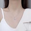 925 Sterling Silver Heart Necklace with CZ Diamonds "Irene" Carousel 2