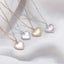 925 Sterling Silver Heart Necklace with CZ Diamonds "Irene" Carousel 4
