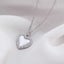 925 Sterling Silver Heart Necklace with CZ Diamonds "Irene" Carousel 3