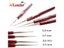 4PCS Crochet Hooks For Dreadlocks Plastic Soft Handles Crochet Hook Weave Carousel 5