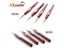 4PCS Crochet Hooks For Dreadlocks Plastic Soft Handles Crochet Hook Weave Carousel 6