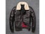 Air Force Flight Jacket Fur Collar Genuine Top Layer Cow Leather Jacket Men Carousel 2