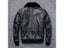 Air Force Flight Jacket Fur Collar Genuine Top Layer Cow Leather Jacket Men Carousel 5