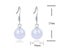 S925 Sterling Silver Earrings With White Onyx Hoop Earrings Carousel 3