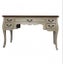 Amora Provincial 5 Drawer Desk W135 - Black *Floor Model ** 55%Off ** Carousel 1