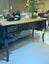 Amora Provincial 5 Drawer Desk W135 - Black *Floor Model ** 55%Off ** Carousel 11