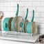 Pan Pot Lid Holder Stand Kitchen Cookware Organizer Rack Carousel 1