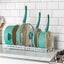 Pan Pot Lid Holder Stand Kitchen Cookware Organizer Rack Carousel 3