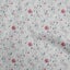 oneOone Velvet Light Gray Fabric Floral Craft Projects Decor Fabric Printed By Carousel 1