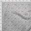 oneOone Velvet Light Gray Fabric Floral Craft Projects Decor Fabric Printed By Carousel 4