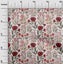 oneOone Velvet Red Fabric Floral Retro Sewing Fabric By The Yard Printed Diy Carousel 2