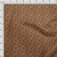 oneOone Velvet Orange Fabric Abstracts Diy Clothing Quilting Fabric Print Carousel 4