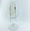 Long Gold Boho Premium Crystal Tassel Earrings "Stella" Carousel 3