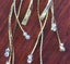 Long Gold Boho Premium Crystal Tassel Earrings "Stella" Carousel 8