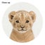 Baby Lion Peekaboo Art Print Carousel 2