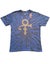 Prince T Shirt Gold Symbol Logo new Official Unisex Dip Dye Purple Carousel 3