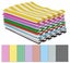 Soimoi 8 Pc Fat Quarter Bundle, Rainbow Stripes Print 18"x 22" DIY Carousel 1