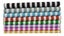 Soimoi 8 Pc Fat Quarter Bundle, Rainbow Stripes Print 18"x 22" DIY Carousel 8