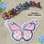 Multi-color Butterfly Iron-On Patches 48pcs Carousel 7